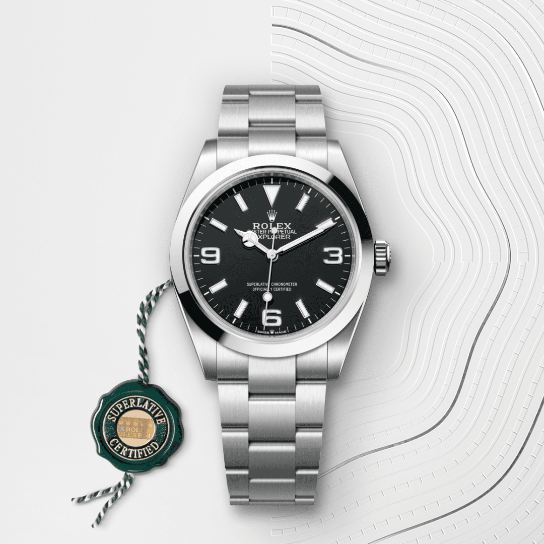 Rolex Explorer 40, Black dial